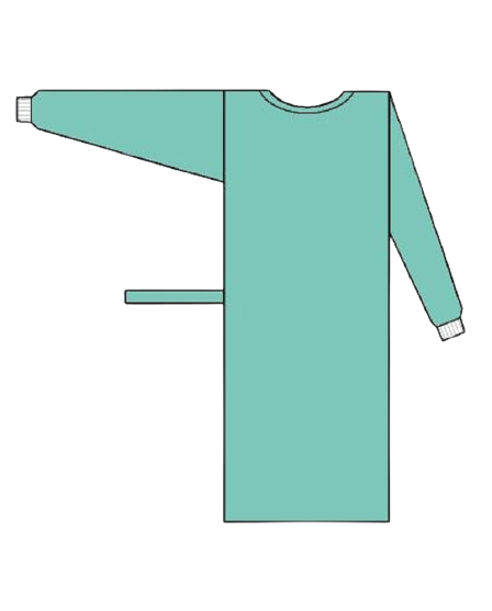 Халат медичний хірургічний 140 см, Комфорт, (палп), стерильний